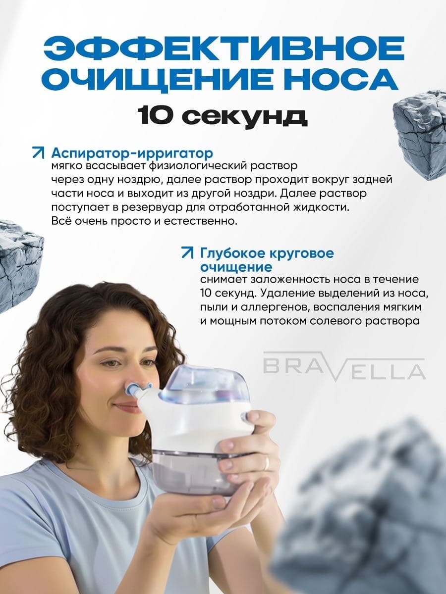 Аспиратор-ирригатор Bravella Brav32 электронный — фото 2