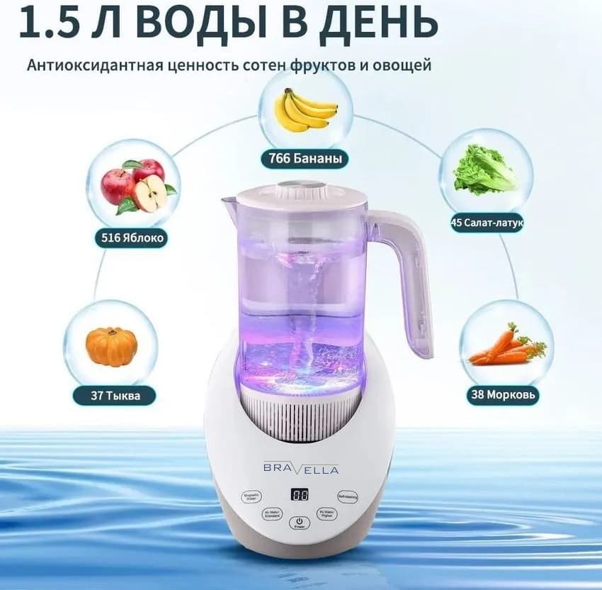 Генератор водородной воды Bravella Brav1 — фото 2