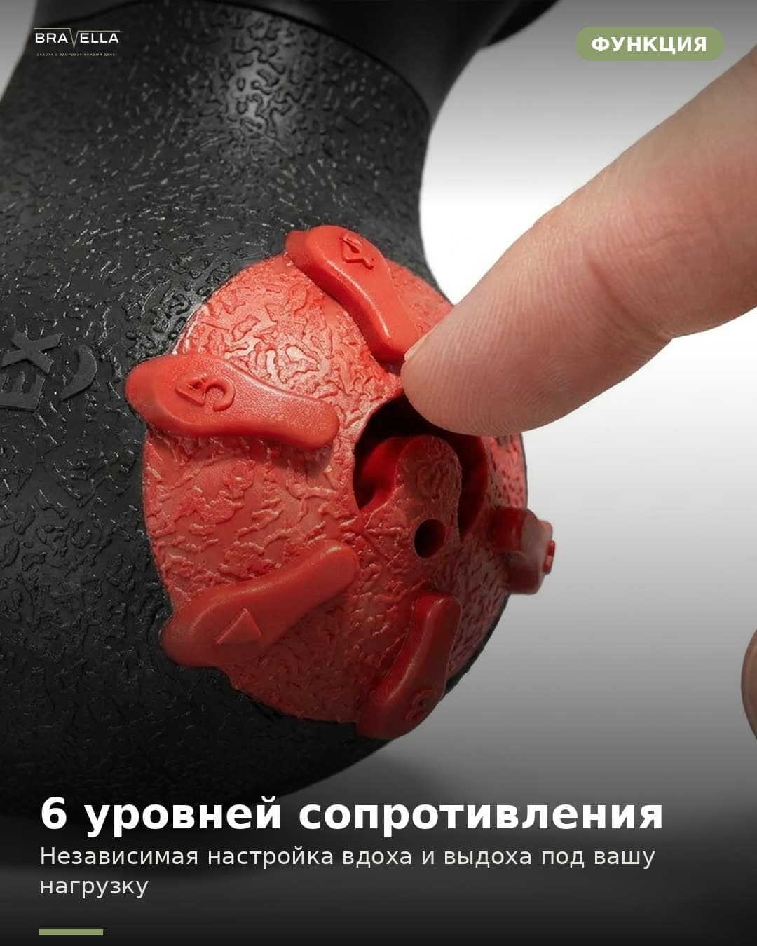 Тренажёр дыхательных мышц Bravella Sonmol — фото 6